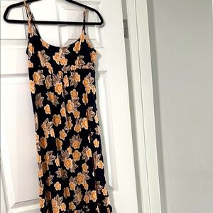 Joe Fresh Floral Midi Dress Size Extra Small